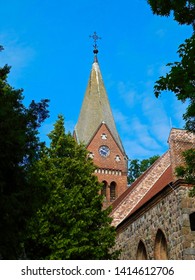 Protestant Field Stone Church From The 13th Century In The District Of Barnim
