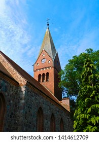 Protestant Field Stone Church From The 13th Century In The District Of Barnim
