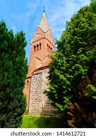 Protestant Field Stone Church From The 13th Century In The District Of Barnim
