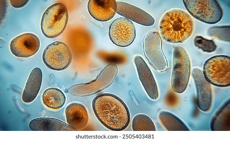 Protozoa seen under a microscope. high resolution image. - Powered by Shutterstock