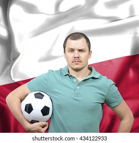 Proud football fan of Poland - Shutterstock ID 434122933