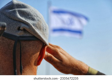 the proud of an Israeli solider - Shutterstock ID 2335672235