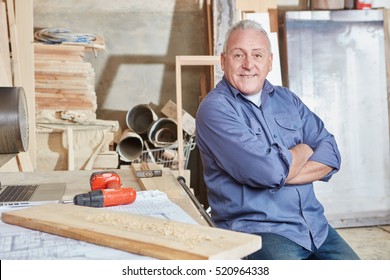 Proud Senior Citizen As Excecutive Chief At Carpentry Shop
