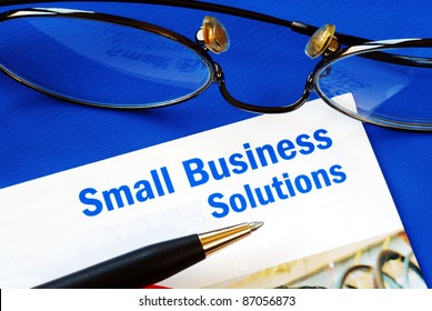 Provide Financial Solutions And Support To Small Business