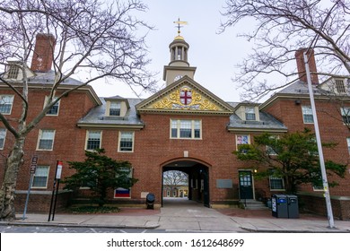 Providence, Rhode Island, USA - Dec 29 2019 - Brown University Campus