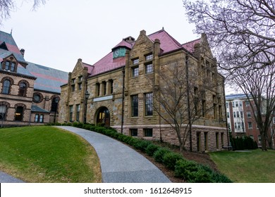 Providence, Rhode Island, USA - Dec 29 2019 - Brown University Campus