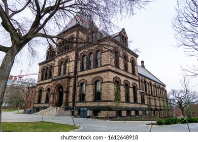 Providence, Rhode Island, USA - Dec 29 2019 - Brown University Campus