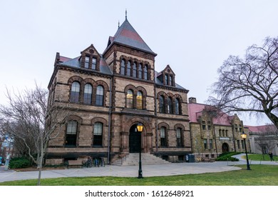 Providence, Rhode Island, USA - Dec 29 2019 - Brown University Campus