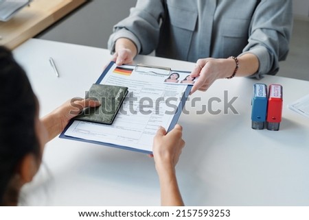 Providing Documents For Visa Application