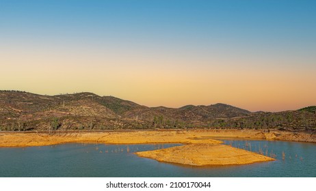 In The Province Of Huelva In Spain The Landscape Of The Rio Tinto Is Famous For Its Mine For The Exploitation Of Minerals