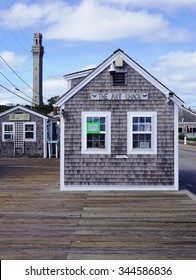 PROVINCETOWN, MA -2 OCTOBER 2015- The Art Shack Is An Art Gallery Located Ion The Pier In The Harbor In Provincetown, At The End Of Cape Cod In Massachusetts.