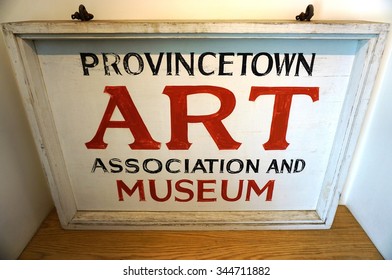 PROVINCETOWN, MA -2 OCTOBER 2015- The Provincetown Art Association And Museum (PAAM) Is A Museum Located In Provincetown, At The End Of Cape Cod.