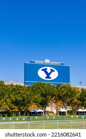 Provo, UT - October 14, 2022: LaVell Edwards Stadium On The Campus Of Brigham Young University In Provo, Utah