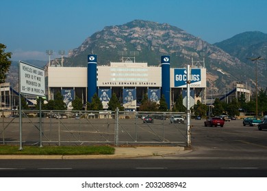 Provo, Utah, USA - August 16th, 2021: Lavell Edwards Stadium Is An Outdoor Athletic Stadium In Provo, Utah