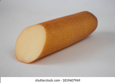 Provolone Cheese Isolated On A White Background