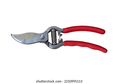 Pruning Shears Isolated On White Background