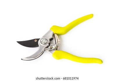 Pruning Shears Isolated On White Background