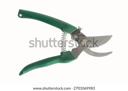 Pruning shears isolated on white background