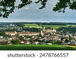 Pruntrut (Porrentruy) is a small town, political municipality and capital of the district of the same name in the Swiss canton of Jura and the Ajoie