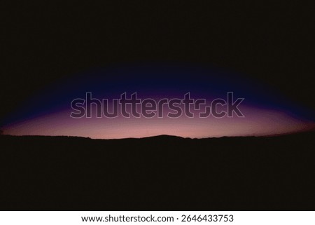 Pruple sunset from a mountain 