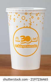 Pruszcz Gdanski, Poland - July 7, 2022: McDonald Cup For 30th Anniversary In Poland.