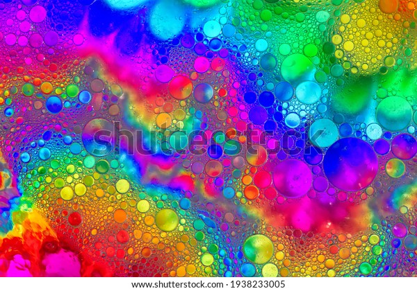 Psychadelic Oil Drops Water Art Stock Photo 1938233005 | Shutterstock