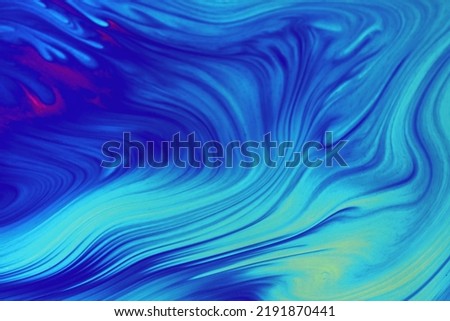 Psychedelic multicolor patterns background. Photo macro shot of soap bubbles