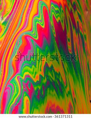 Psychedelic multicolored soap bubble abstract background