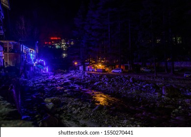 psychedelic night at Kasol, Himachal