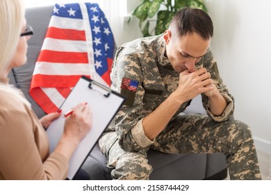 Psychologist For The US Military, Flag Of America