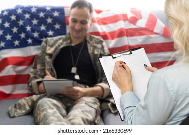 Psychologist For The US Military, Flag Of America