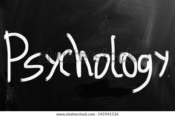 Psychology Handwritten White Chalk On Blackboard Stock Photo (Edit Now ...