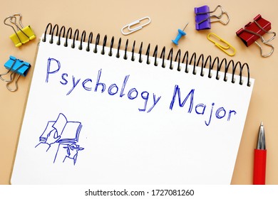 Psychology Major Phrase On The Piece Of Paper.