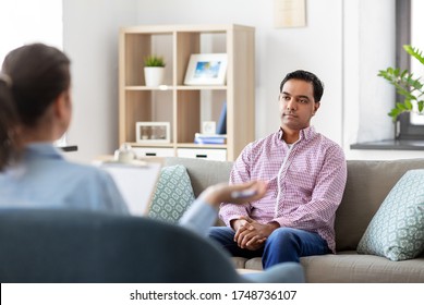 Psychology Mental Therapy People Concept Young Stock Photo 1748736107 ...