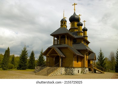 Ptich village, Minsk region, Belarus - May 8 2022: Church of the Holy Prophet John the Baptist