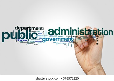 Public Administration Word Cloud Concept