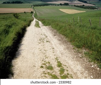 Public Bridleway Across Lambourn Downs Berkshire Uk