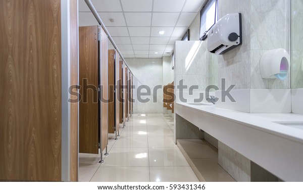 Public Building Mens Toilets Sinks Stock Photo Edit Now