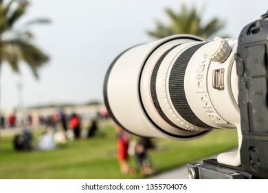 A Public Event Is Being Recording By A High End Professional Video Camera  