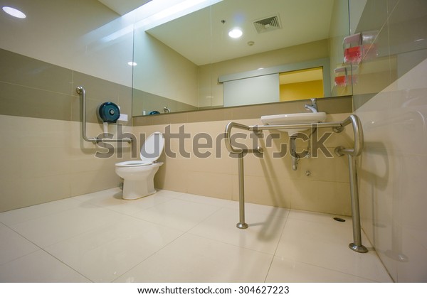 Public Handicapped Toilet Mall Stock Photo (edit Now) 304627223