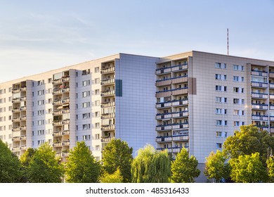 Public Housing In Berlin During Sunset