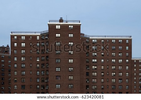 Similar – Image, Stock Photo portrait of an urban landscape.