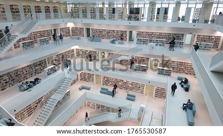 The public library of Stuttgart.