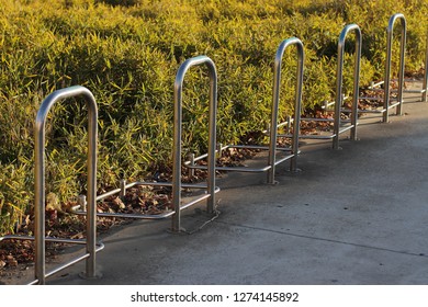 Public Place For Bycicle Parking, Metal Construction 