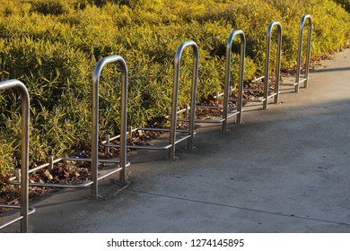 Public Place For Bycicle Parking, Metal Construction 