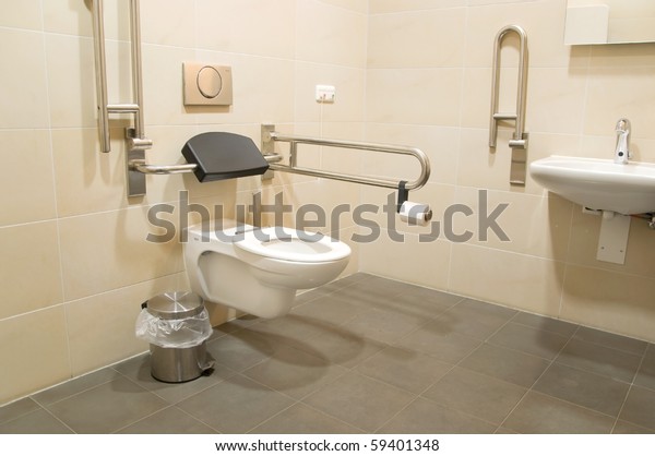 Public Restroom Disabled People Stock Photo (Edit Now) 59401348