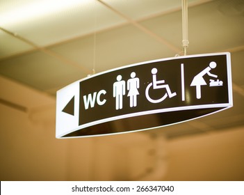 Public Restroom Sign