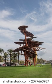 Public Sculpture Of A Grove On The Beach Of La Pineda De Vila-seca (Tarragonès), By Javier Mariscal. Tarragona, Catalonia, Spain. September 2021. 