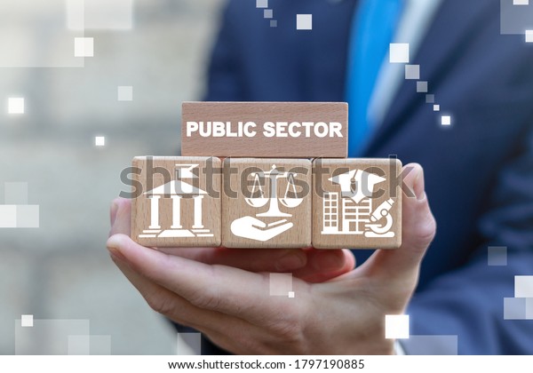 Public Sector Government
Education Health Municipal Service Provide People Infrastructure
Concept.