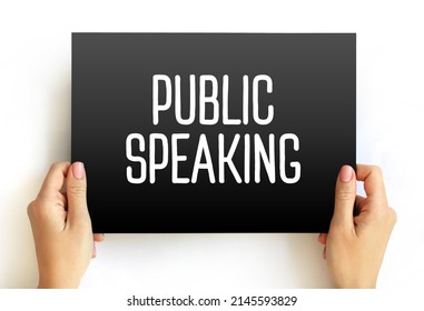 Public Speaking Mean Act Speaking Face Stock Photo 2145593829 ...